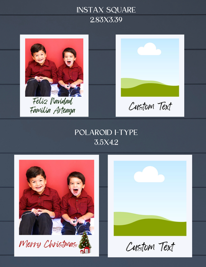 Imán suave para fotos estilo Polaroid: varios tamaños y estilos