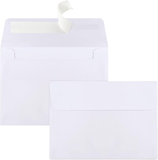 White Envelopes - Graduation and Baby Announcement